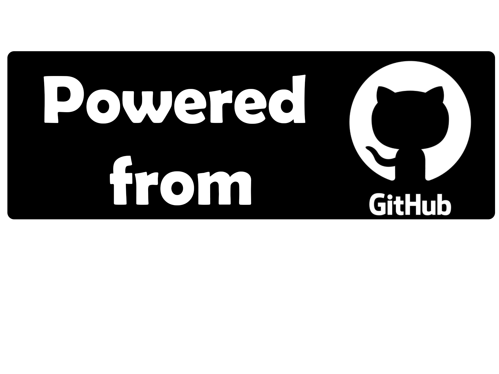 Powered from GitHub